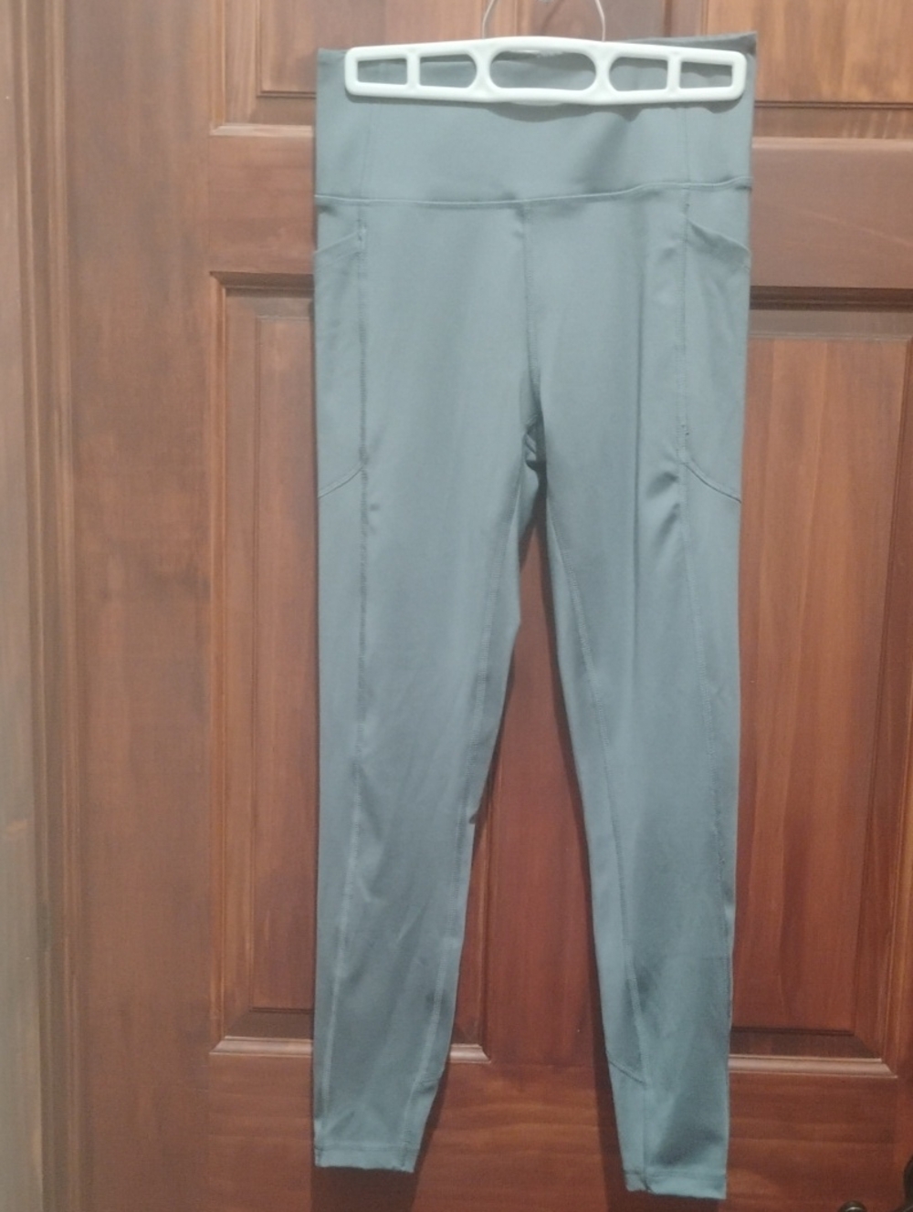 Victoria's Secret VSX High-Rise Grayish-blue Active Leggings with Side Pockets